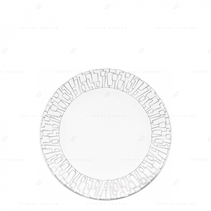 Тарелка закусочная 22см коллекции TAC Skin Platin бренда Rosenthal