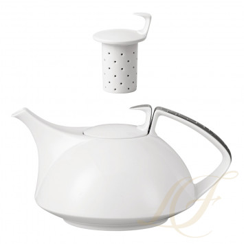 Чайник с ситечком 1,35л коллекции TAC Skin Platin бренда Rosenthal