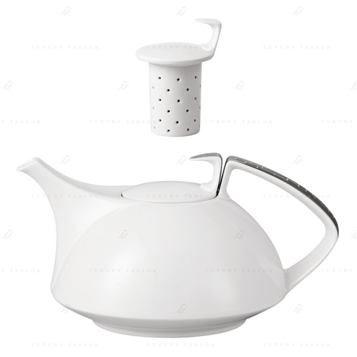 Чайник с ситечком 1,35л коллекции TAC Skin Platin бренда Rosenthal