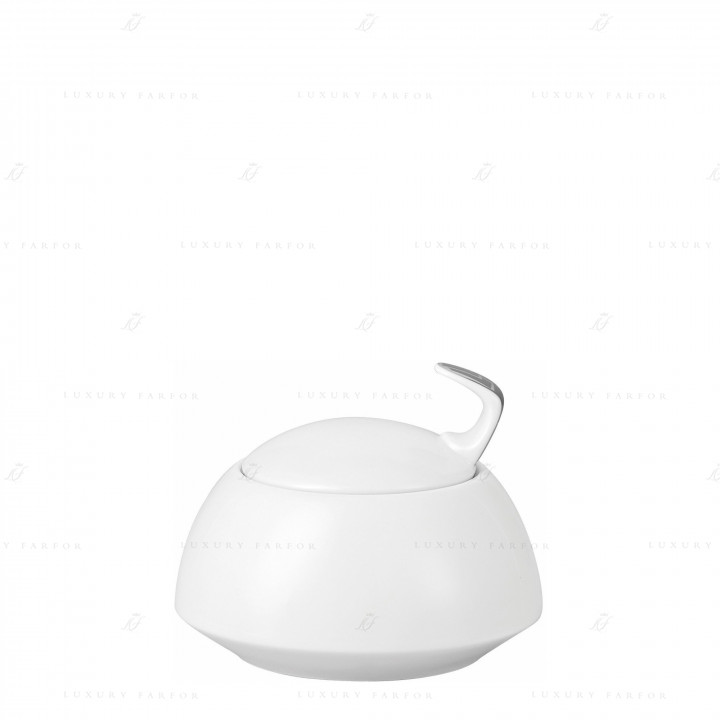 Сахарница 0,22л коллекции TAC Skin Platin бренда Rosenthal