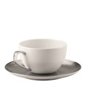 Чашка с блюдцем 0,30л коллекции TAC Skin Platin бренда Rosenthal
