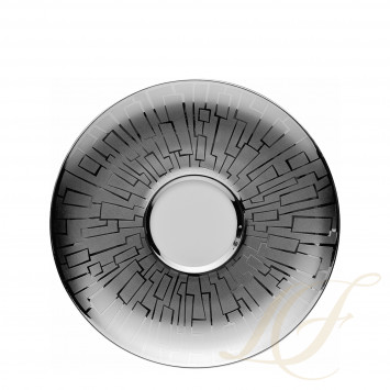 Чашка с блюдцем 0,30л коллекции TAC Skin Platin бренда Rosenthal