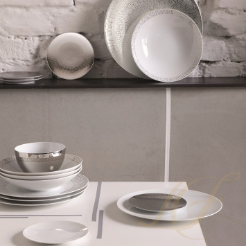 Столовый сервиз на 6 персон коллекции TAC Skin Platin бренда Rosenthal