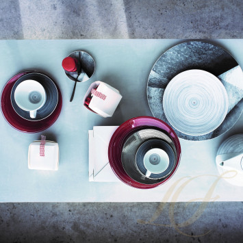 Столовый сервиз на 6 персон коллекции TAC Stripes 2.0 бренда Rosenthal