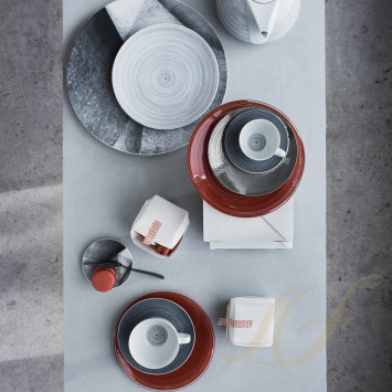 Чайный сервиз на 6 персон коллекции TAC Stripes 2.0 бренда Rosenthal