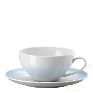 Чашка с блюдцем 0,3л коллекции Velvet Blue бренда Rosenthal