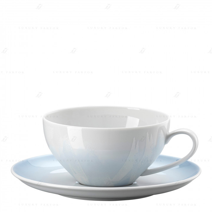 Чашка с блюдцем 0,3л коллекции Velvet Blue бренда Rosenthal