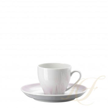 Чашка эспрессо с блюдцем 0,08л коллекции Velvet Rose бренда Rosenthal