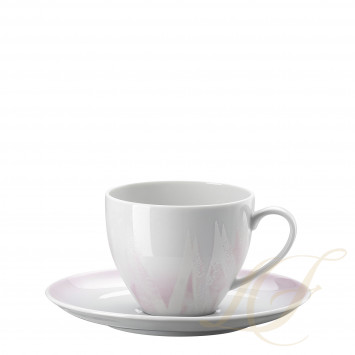 Чашка кофейная с блюдцем 0,2л коллекции Velvet Rose бренда Rosenthal