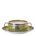 Чаша суповая с блюдцем 0,28л коллекции Barocco Mosaic бренда Rosenthal Versace