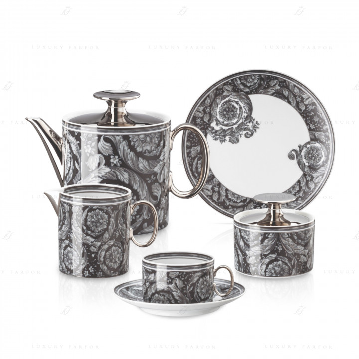 Чайный сервиз на 6 персон коллекции Barocco бренда Rosenthal Versace
