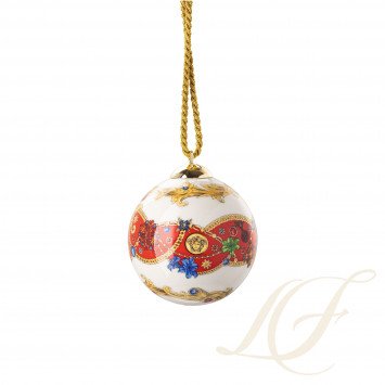 Фарфоровый шар 7,5см коллекции Christmas 