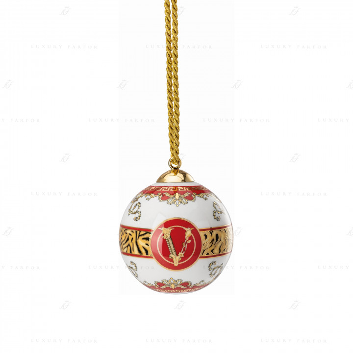 Фарфоровый шар 7,5см коллекции Christmas 