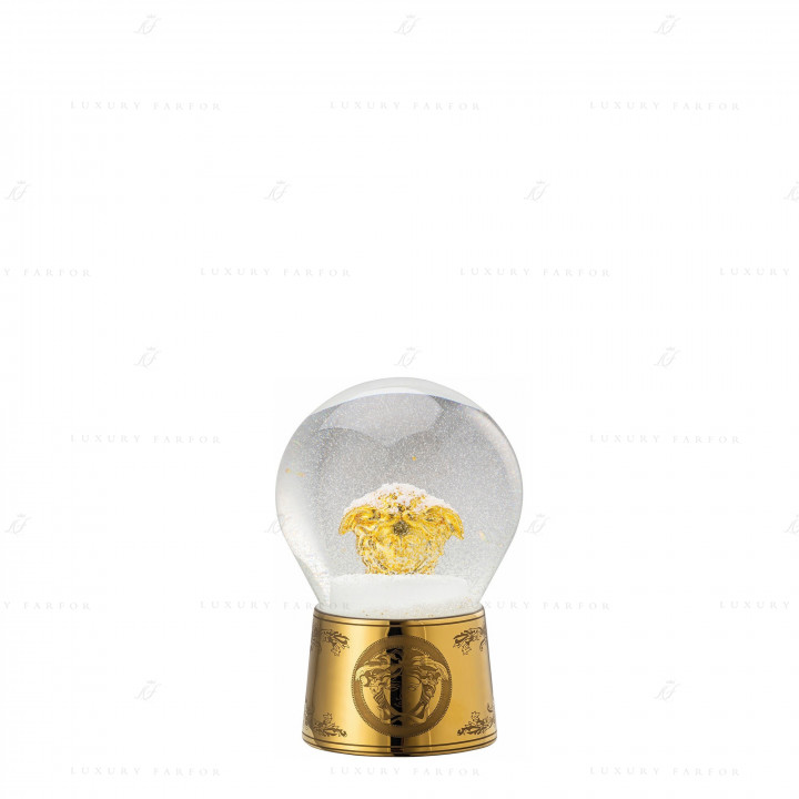 Снежный шар 12см коллекции Golden Medusa бренда Rosenthal Versace