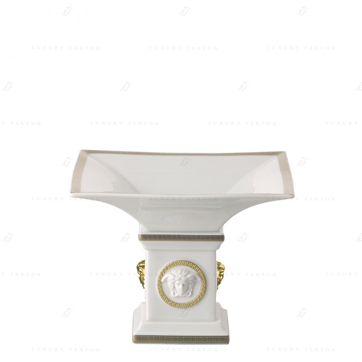 Конфетница на ножке коллекции Gorgona бренда Rosenthal Versace