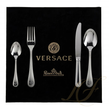 Набор столовых приборорв на 6 персон, 24 предмета коллекции Greca бренда Rosenthal Versace