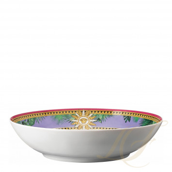 Тарелка суповая 22см коллекции Jungle Animalier бренда Rosenthal Versace