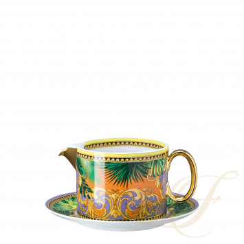 Соусник с блюдцем 0,5л коллекции Jungle Animalier бренда Rosenthal Versace