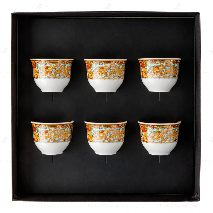 Набор из 6 кружек коллекции Le Jardin de Versace бренда Rosenthal Versace