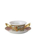 Чаша суповая с блюдцем 0,30л коллекции Le Jardin de Versace бренда Rosenthal Versace