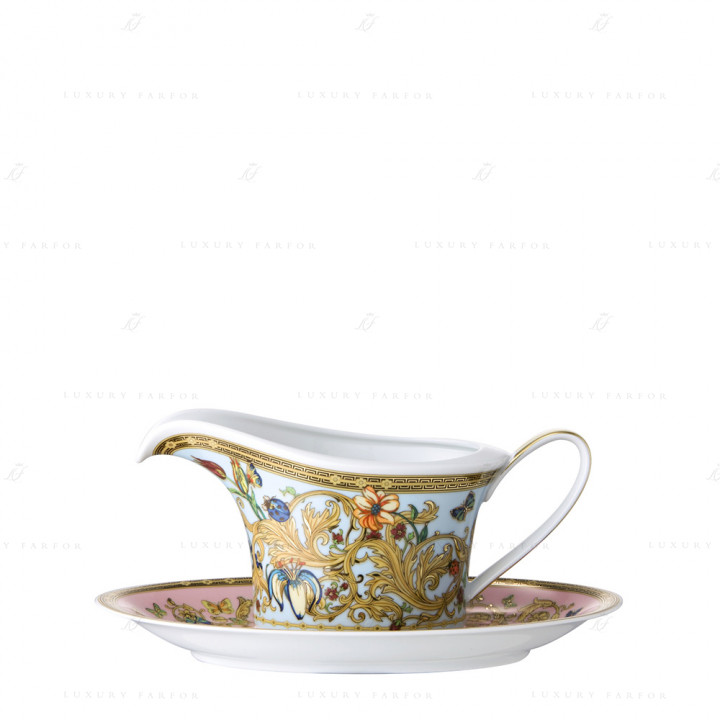 Соусник с подставкой 0,55л коллекции Le Jardin de Versace бренда Rosenthal Versace