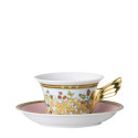 Чашка чайная с блюдцем 0,22л коллекции Le Jardin de Versace бренда Rosenthal Versace