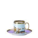 Чашка кофейная с блюдцем 0,23л коллекции Le Jardin de Versace бренда Rosenthal Versace