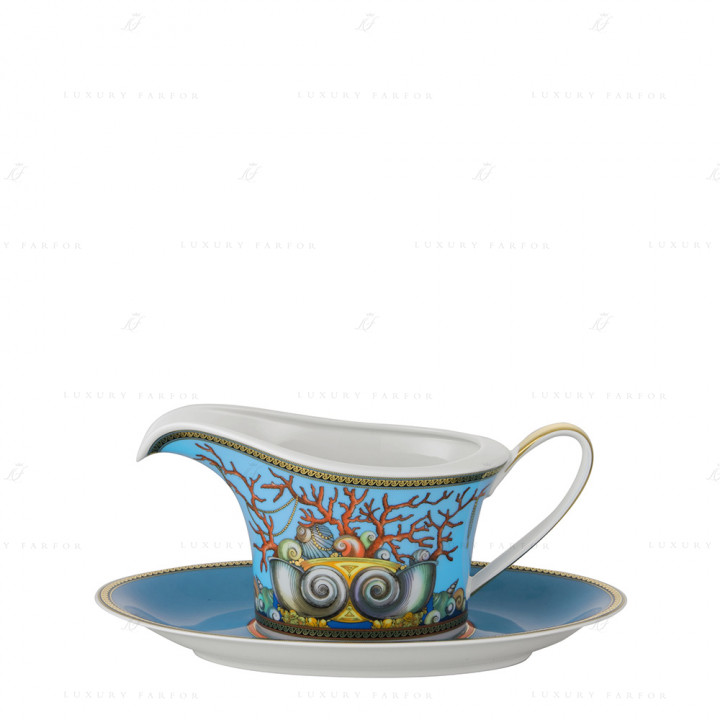 Соусник с подставкой 0,55л коллекции Les Trésors de la Mer бренда Rosenthal Versace