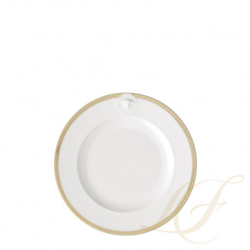 Тарелка десертная 18см коллекции Medaillon Meandre D'or бренда Rosenthal Versace