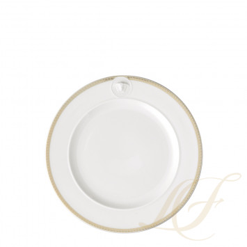 Тарелка закусочная 22см коллекции Medaillon Meandre D'or бренда Rosenthal Versace