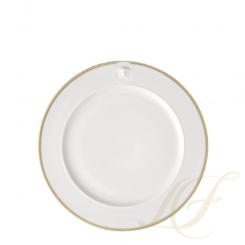 Тарелка главная 27см коллекции Medaillon Meandre D'or бренда Rosenthal Versace