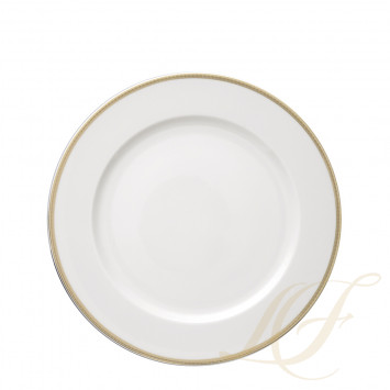 Тарелка подстановочная 30см коллекции Medaillon Meandre D'or бренда Rosenthal Versace