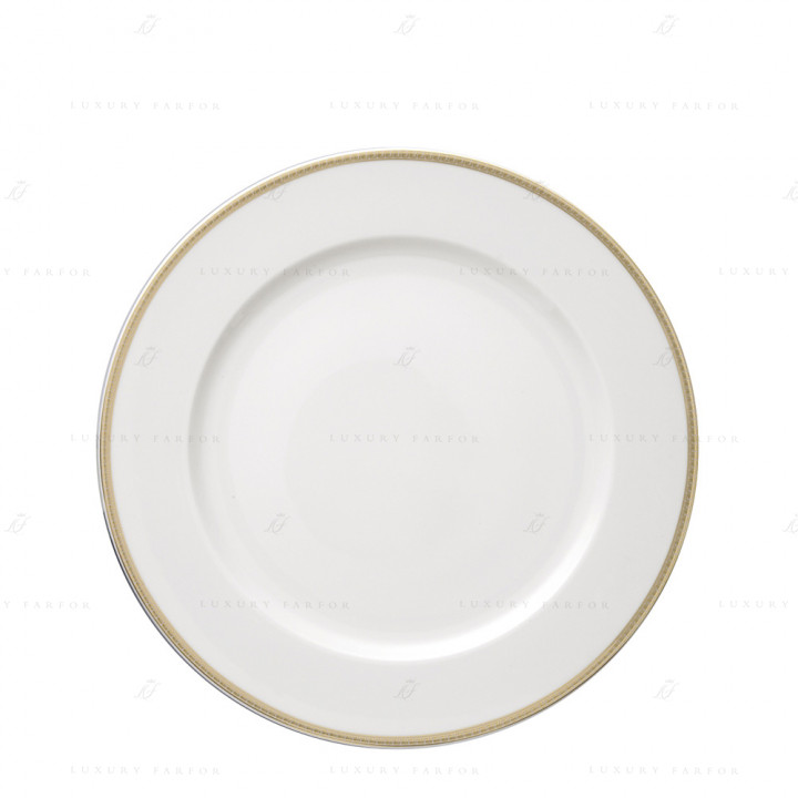 Тарелка подстановочная 30см коллекции Medaillon Meandre D'or бренда Rosenthal Versace