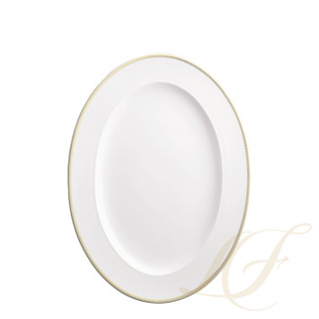 Блюдо овальное 34см коллекции Medaillon Meandre D'or бренда Rosenthal Versace