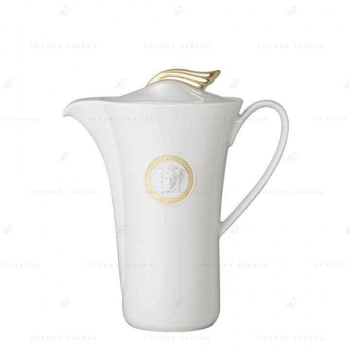 Кофейник 1,20л коллекции Medaillon Meandre D'or бренда Rosenthal Versace