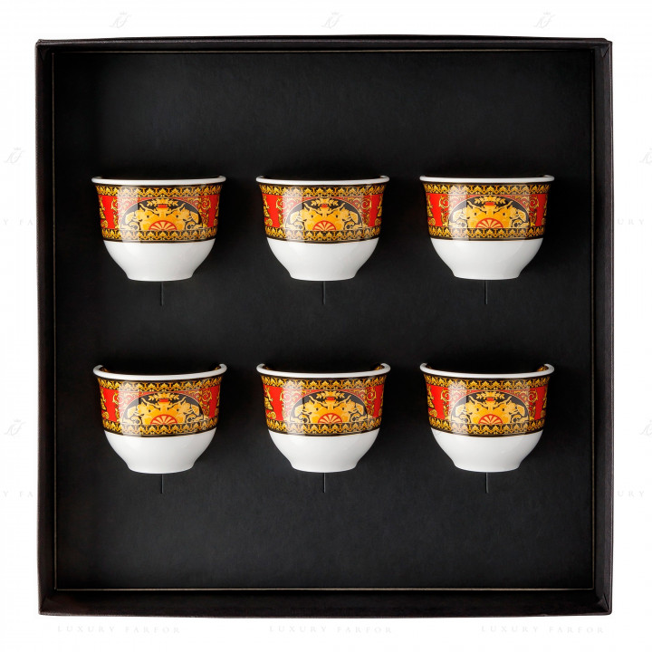 Набор из 6 кружек коллекции Medusa бренда Rosenthal Versace