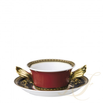 Чаша суповая с блюдцем 0,30л коллекции Medusa бренда Rosenthal Versace