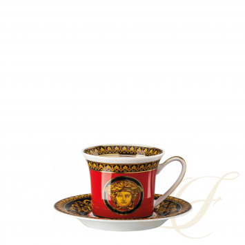 Чашка эспрессо с блюдцем 0,10л коллекции Medusa бренда Rosenthal Versace