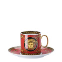 Чашка кофейная с блюдцем 0,23л коллекции Medusa бренда Rosenthal Versace