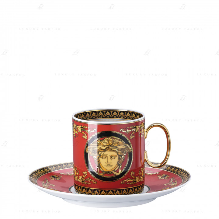 Чашка кофейная с блюдцем 0,23л коллекции Medusa бренда Rosenthal Versace