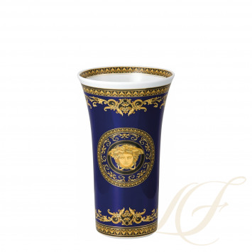 Ваза 26см коллекции Medusa blue бренда Rosenthal Versace