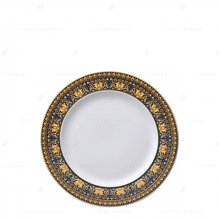 Тарелка закусочная 22см коллекции Medusa blue бренда Rosenthal Versace