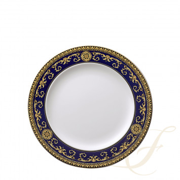 Тарелка главная 27см коллекции Medusa blue бренда Rosenthal Versace