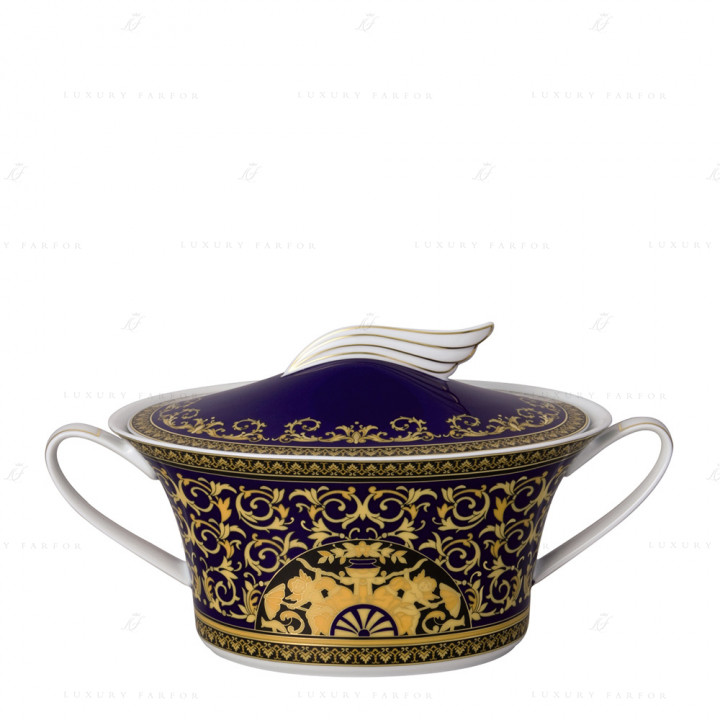 Рагушница 1,60л коллекции Medusa blue бренда Rosenthal Versace