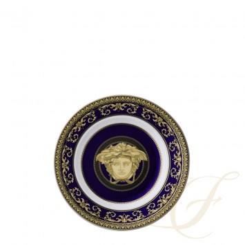 Тарелка настенная 18см коллекции Medusa blue бренда Rosenthal Versace