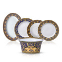 Столовый сервиз на 6 персон коллекции Medusa blue бренда Rosenthal Versace