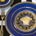 Столовый сервиз на 6 персон коллекции Medusa blue бренда Rosenthal Versace
