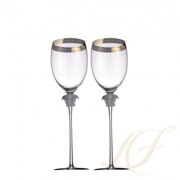 Набор из 2 Бокалов для воды 474мл коллекции Medusa d'Or бренда Rosenthal Versace