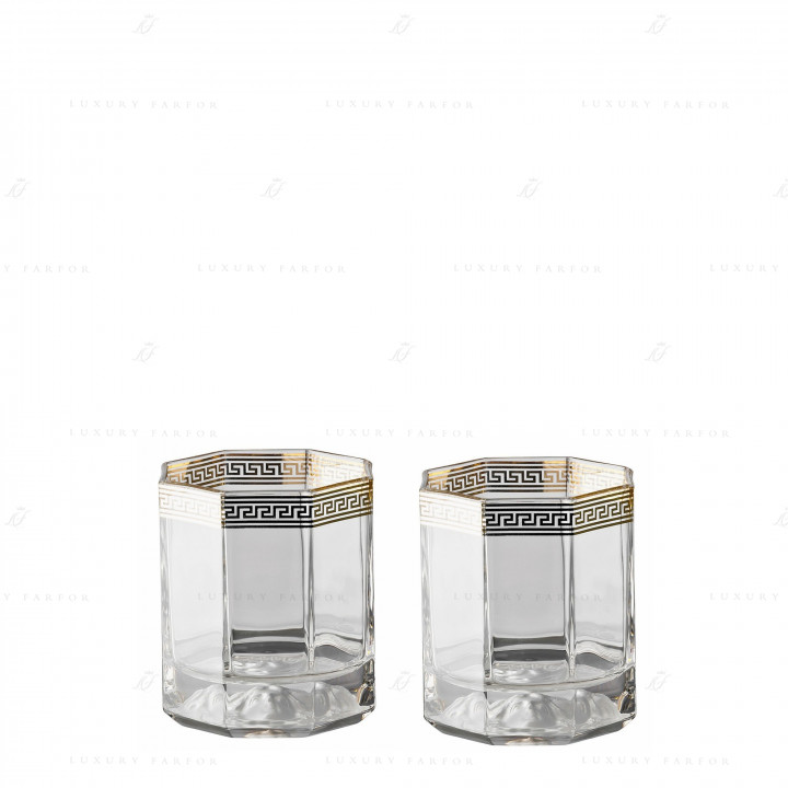 Набор из 2 Стаканов для виски 170мл коллекции Medusa d'Or бренда Rosenthal Versace