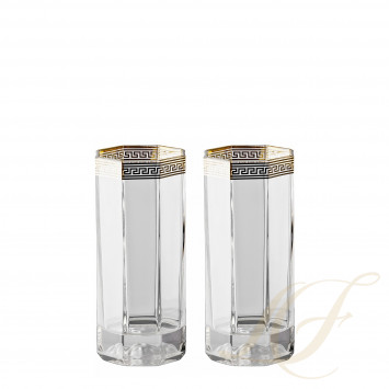 Набор из 2 Стаканов лонгдринк 250мл коллекции Medusa d'Or бренда Rosenthal Versace